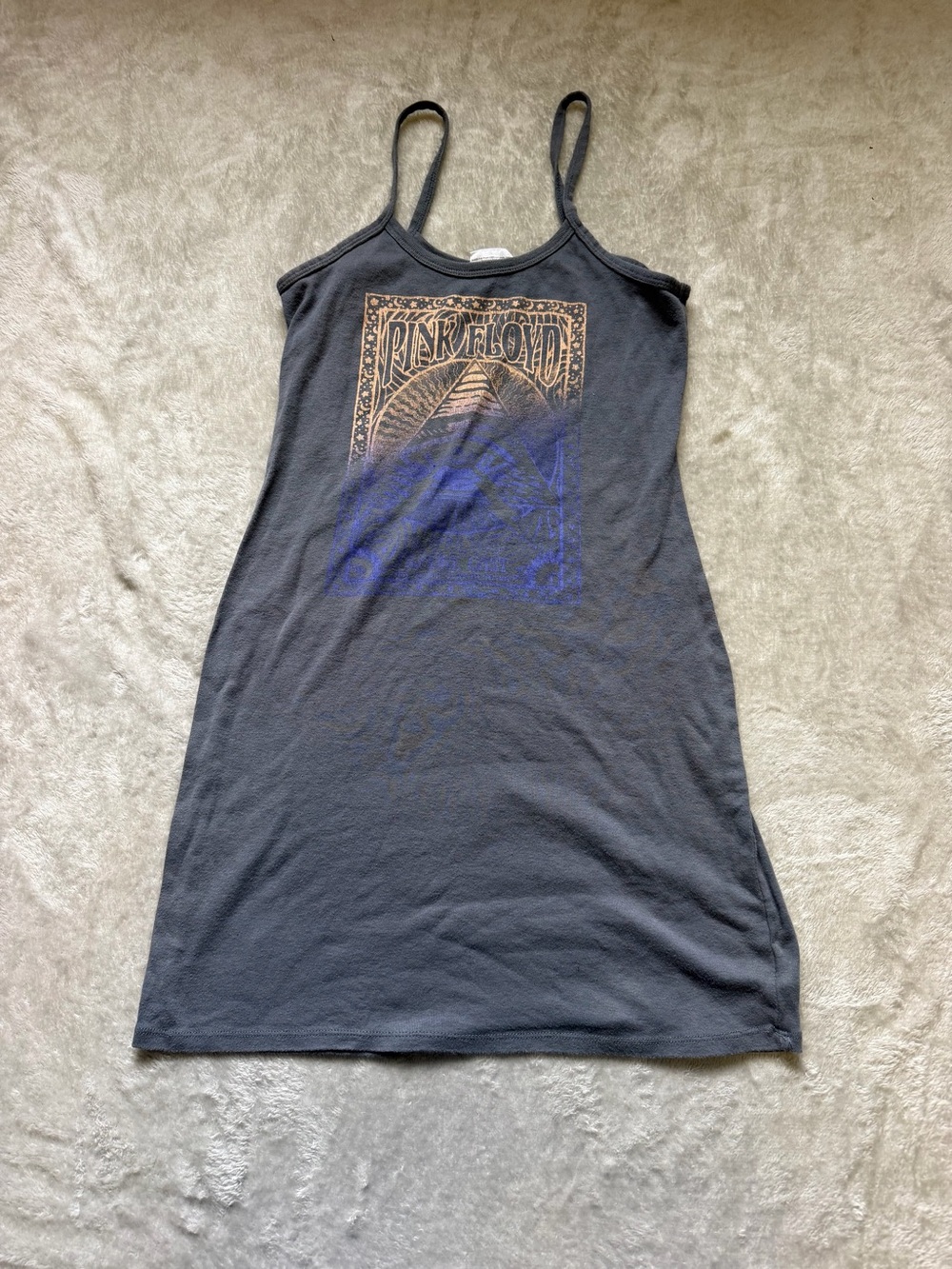 Pink Floyd Black Graphic Camisole Slip